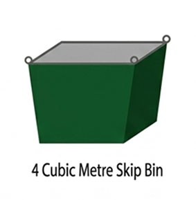 4 Cubic Metre Skip Bin
