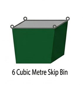 6 Cubic Metre Skip Bin