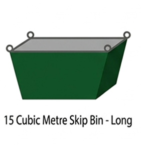 15 Cubic Metre Skip Bin