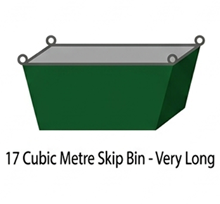 17 Cubic Metre Skip Bin