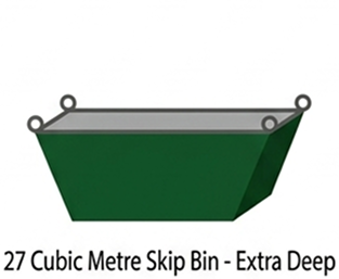 27 Cubic Metre Skip Bin